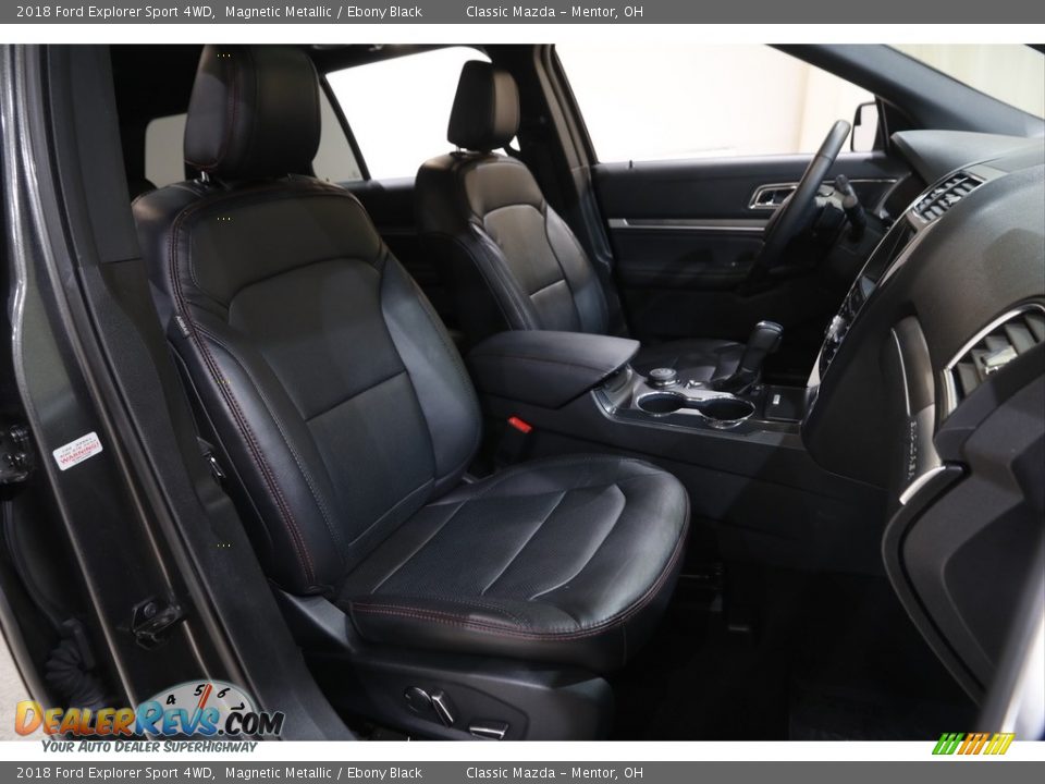 2018 Ford Explorer Sport 4WD Magnetic Metallic / Ebony Black Photo #17