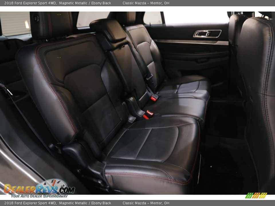 2018 Ford Explorer Sport 4WD Magnetic Metallic / Ebony Black Photo #18