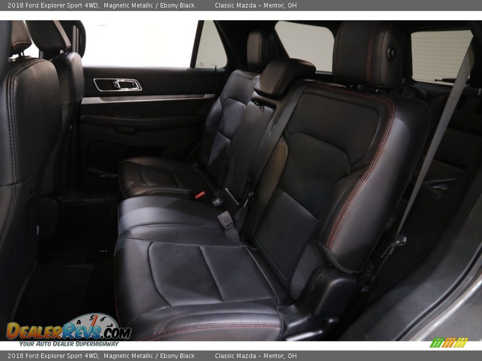 2018 Ford Explorer Sport 4WD Magnetic Metallic / Ebony Black Photo #19