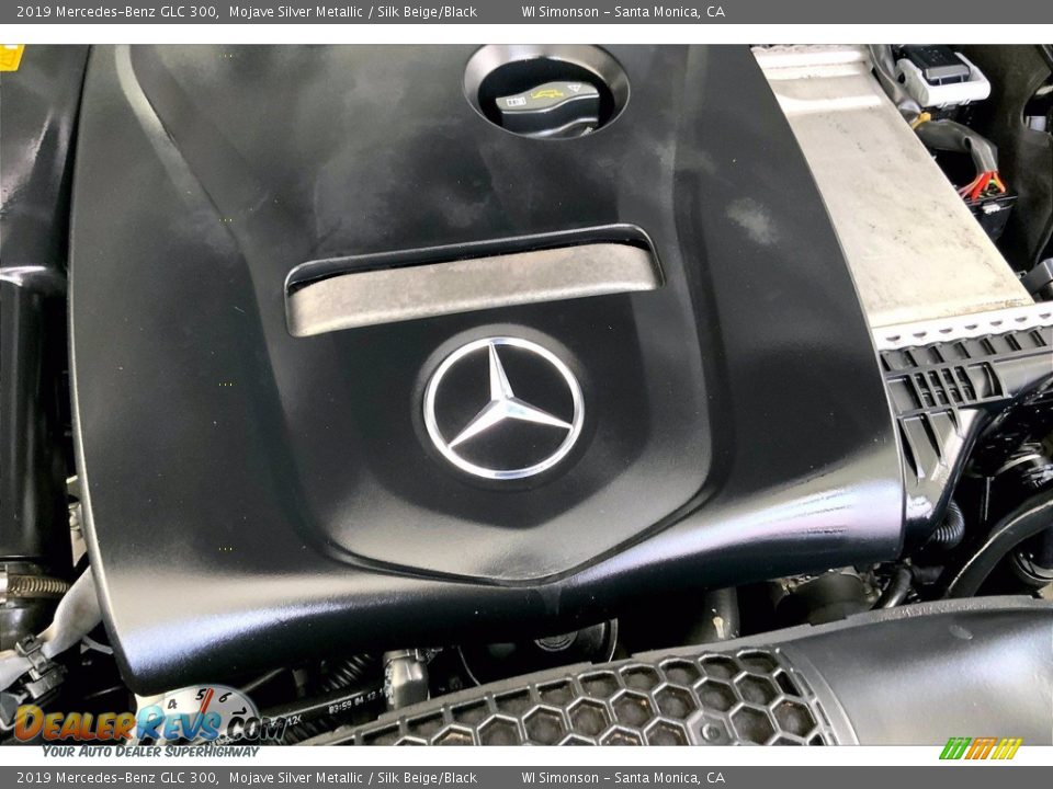 2019 Mercedes-Benz GLC 300 Mojave Silver Metallic / Silk Beige/Black Photo #32