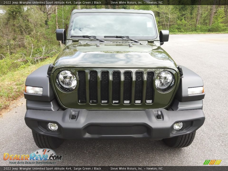 2022 Jeep Wrangler Unlimited Sport Altitude 4x4 Sarge Green / Black Photo #3