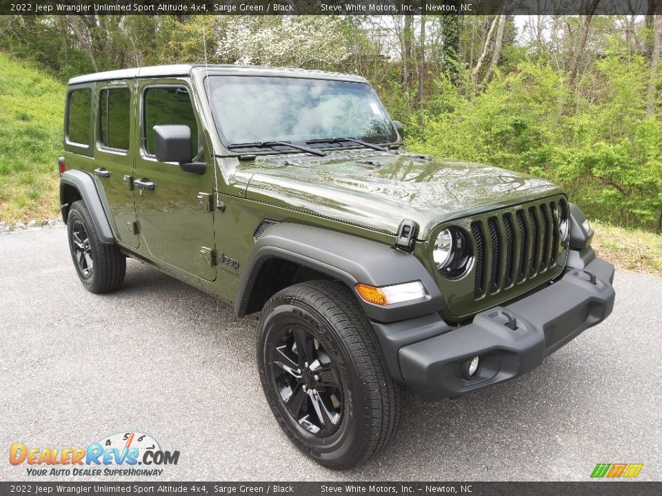 2022 Jeep Wrangler Unlimited Sport Altitude 4x4 Sarge Green / Black Photo #4