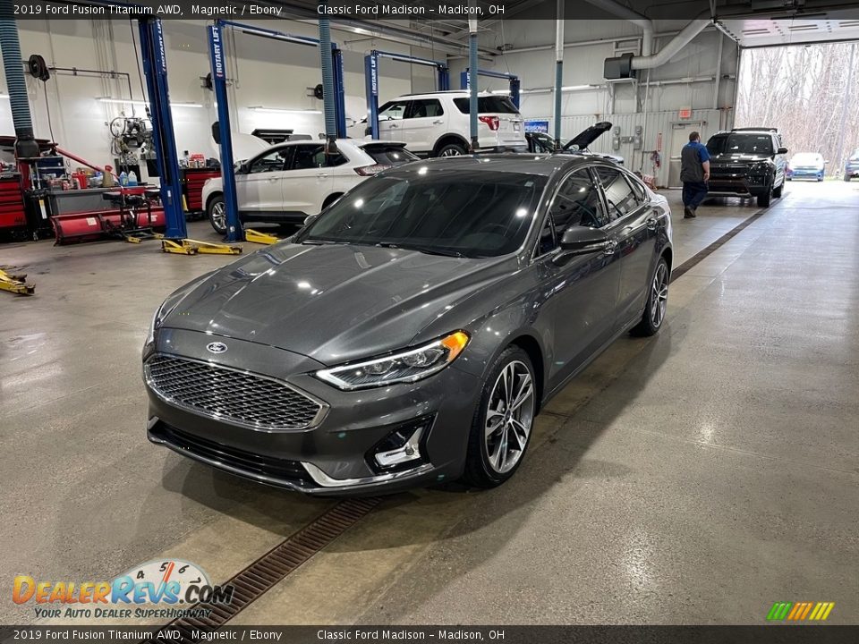 2019 Ford Fusion Titanium AWD Magnetic / Ebony Photo #1