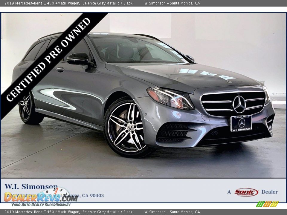 2019 Mercedes-Benz E 450 4Matic Wagon Selenite Grey Metallic / Black Photo #1