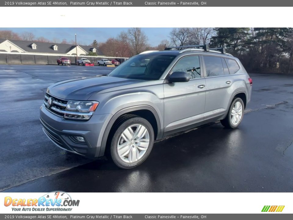 2019 Volkswagen Atlas SE 4Motion Platinum Gray Metallic / Titan Black Photo #4