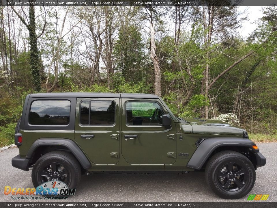 2022 Jeep Wrangler Unlimited Sport Altitude 4x4 Sarge Green / Black Photo #5