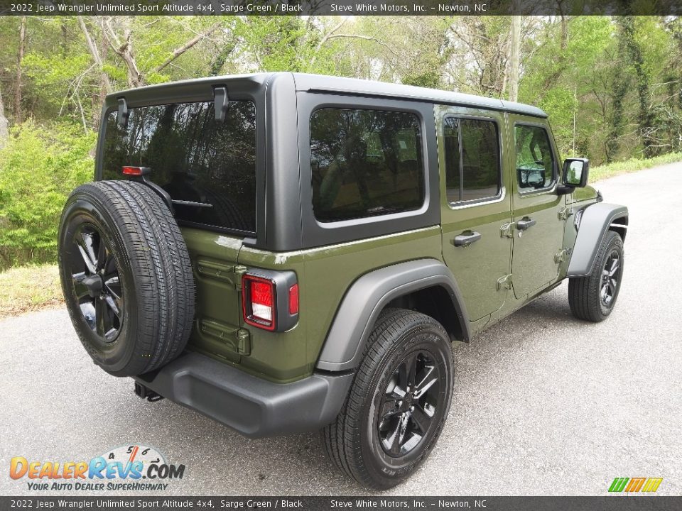 2022 Jeep Wrangler Unlimited Sport Altitude 4x4 Sarge Green / Black Photo #6