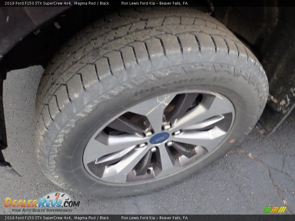 2019 Ford F150 STX SuperCrew 4x4 Magma Red / Black Photo #5