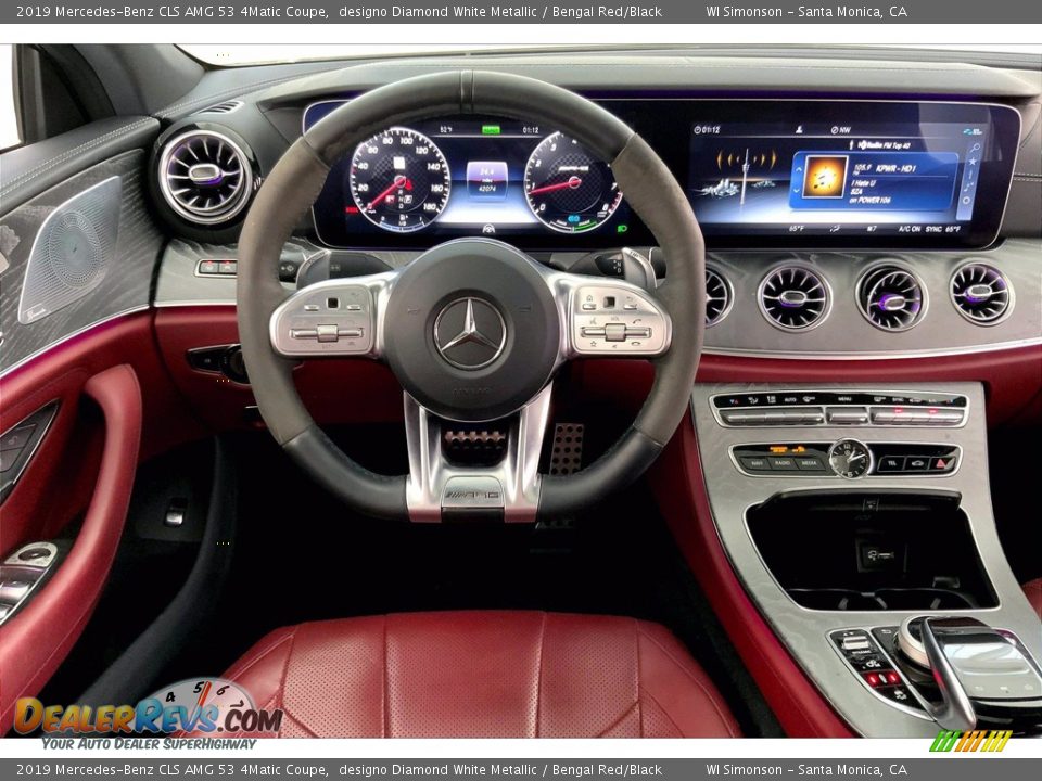 Dashboard of 2019 Mercedes-Benz CLS AMG 53 4Matic Coupe Photo #4