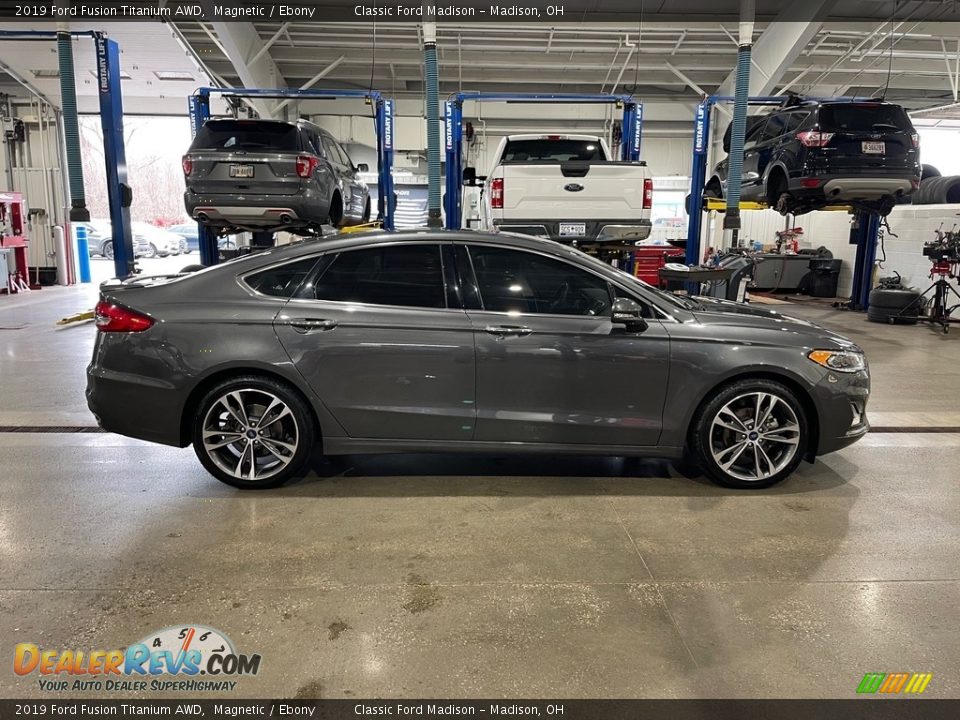 2019 Ford Fusion Titanium AWD Magnetic / Ebony Photo #5