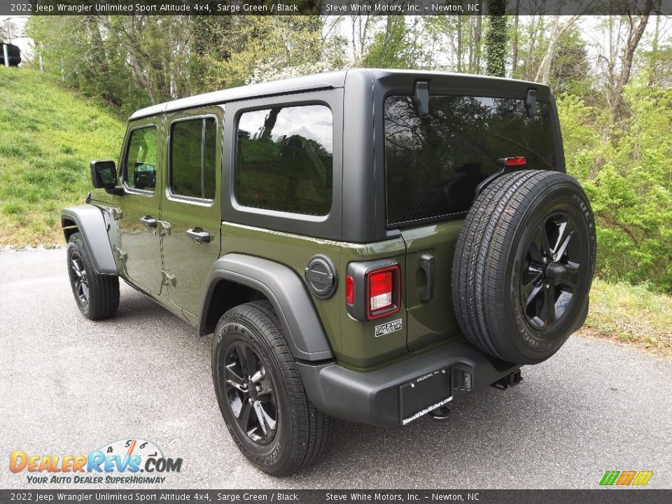 2022 Jeep Wrangler Unlimited Sport Altitude 4x4 Sarge Green / Black Photo #8