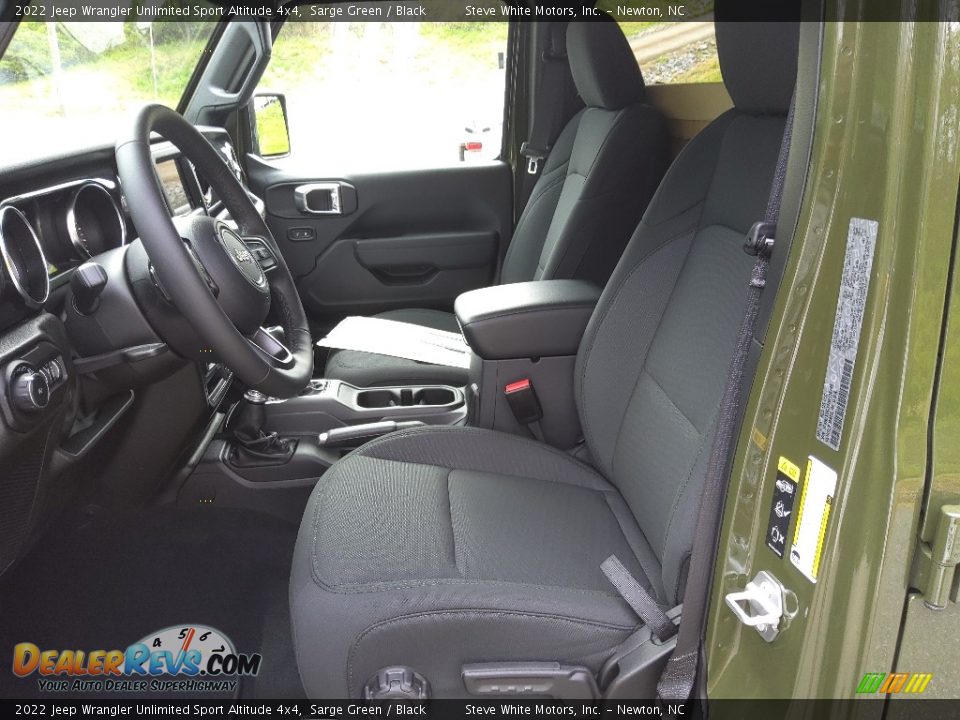 2022 Jeep Wrangler Unlimited Sport Altitude 4x4 Sarge Green / Black Photo #10