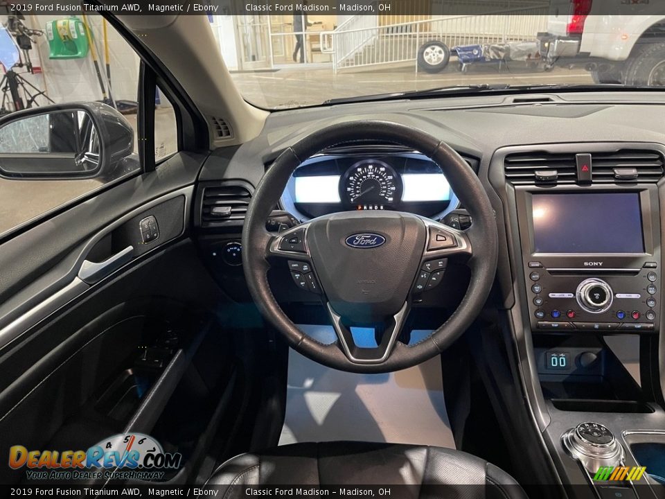 2019 Ford Fusion Titanium AWD Magnetic / Ebony Photo #8