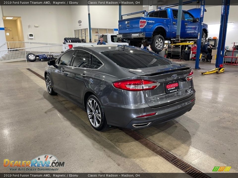 2019 Ford Fusion Titanium AWD Magnetic / Ebony Photo #9