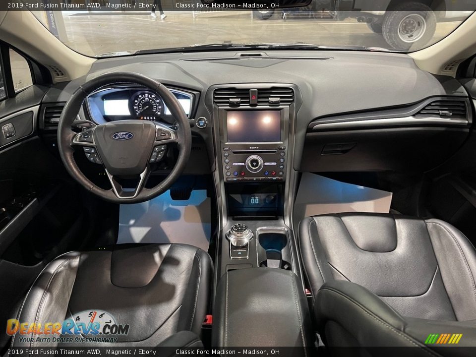 2019 Ford Fusion Titanium AWD Magnetic / Ebony Photo #10