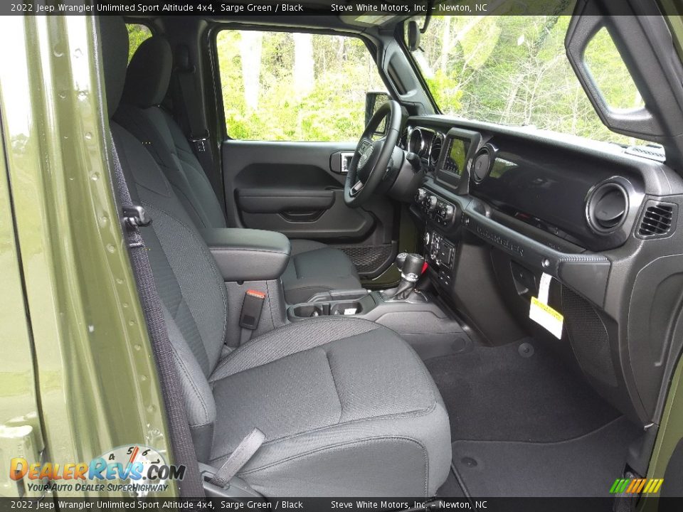 2022 Jeep Wrangler Unlimited Sport Altitude 4x4 Sarge Green / Black Photo #14