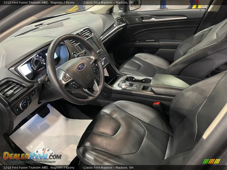 2019 Ford Fusion Titanium AWD Magnetic / Ebony Photo #12