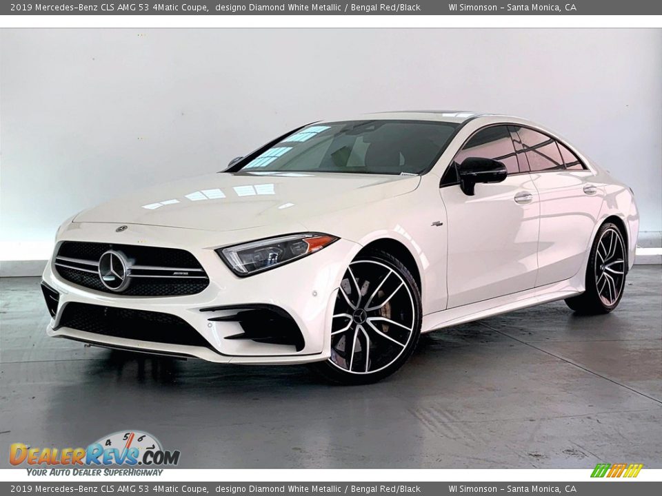 Front 3/4 View of 2019 Mercedes-Benz CLS AMG 53 4Matic Coupe Photo #12