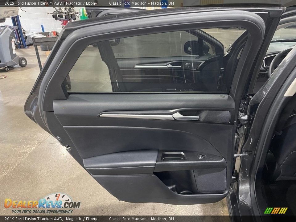 2019 Ford Fusion Titanium AWD Magnetic / Ebony Photo #14