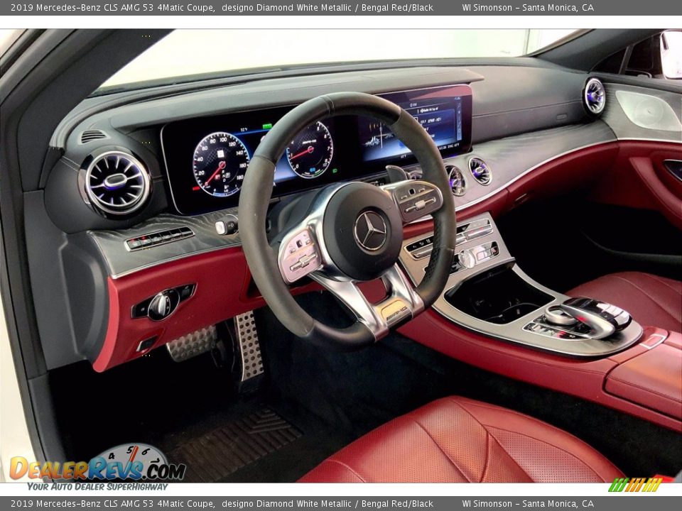 Bengal Red/Black Interior - 2019 Mercedes-Benz CLS AMG 53 4Matic Coupe Photo #14