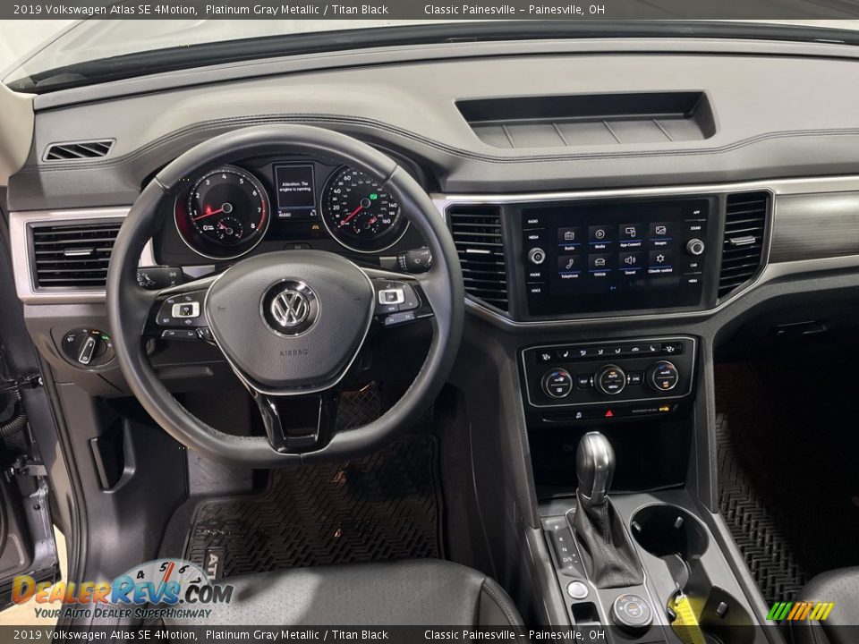 2019 Volkswagen Atlas SE 4Motion Platinum Gray Metallic / Titan Black Photo #19