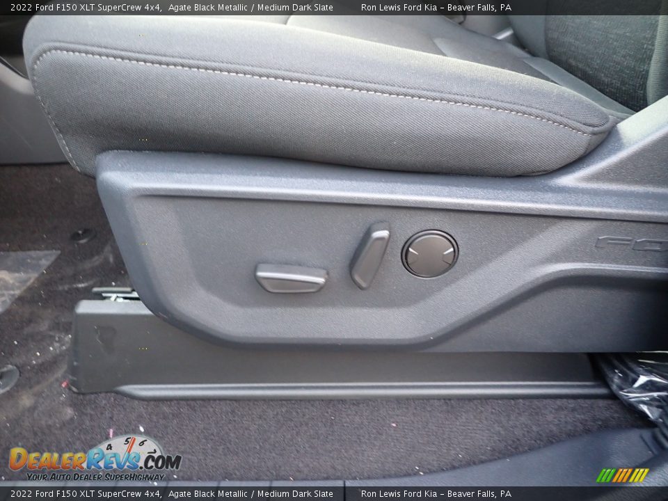 2022 Ford F150 XLT SuperCrew 4x4 Agate Black Metallic / Medium Dark Slate Photo #15