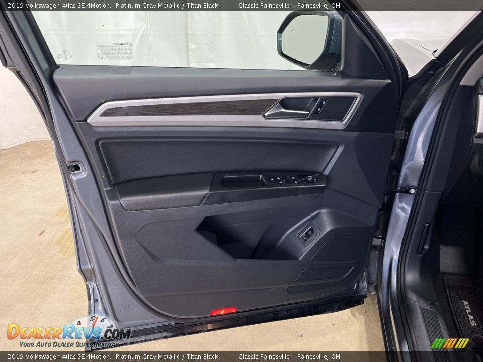 2019 Volkswagen Atlas SE 4Motion Platinum Gray Metallic / Titan Black Photo #21