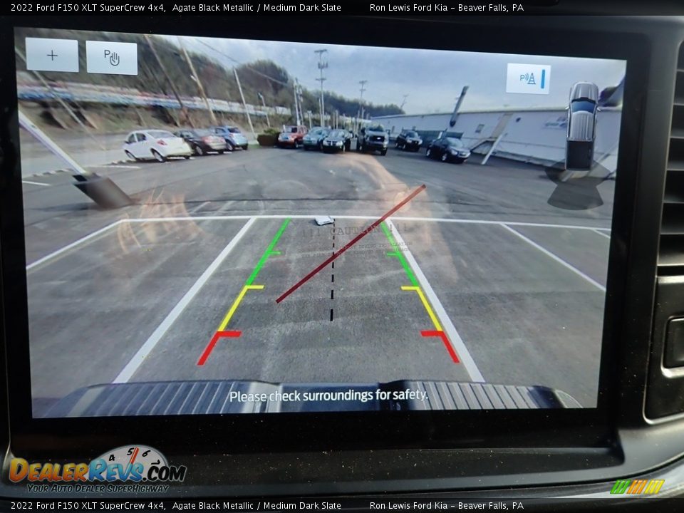 2022 Ford F150 XLT SuperCrew 4x4 Agate Black Metallic / Medium Dark Slate Photo #19