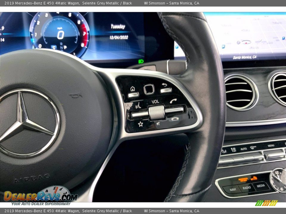 2019 Mercedes-Benz E 450 4Matic Wagon Steering Wheel Photo #22