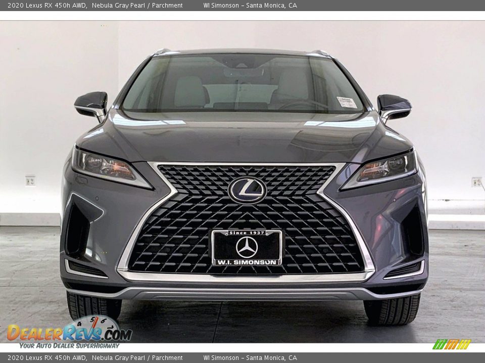 2020 Lexus RX 450h AWD Nebula Gray Pearl / Parchment Photo #2