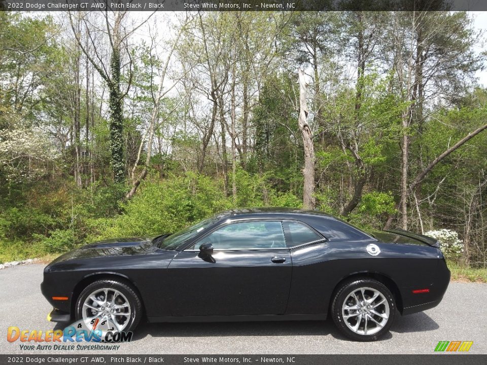 2022 Dodge Challenger GT AWD Pitch Black / Black Photo #1