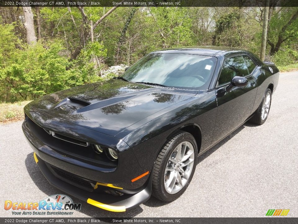 2022 Dodge Challenger GT AWD Pitch Black / Black Photo #2