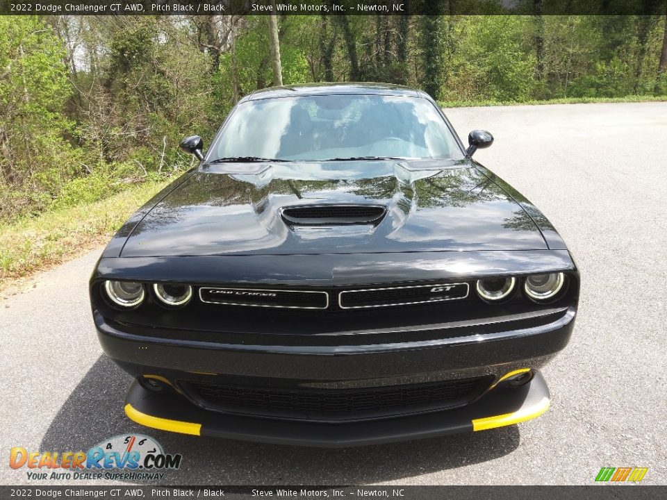 2022 Dodge Challenger GT AWD Pitch Black / Black Photo #3