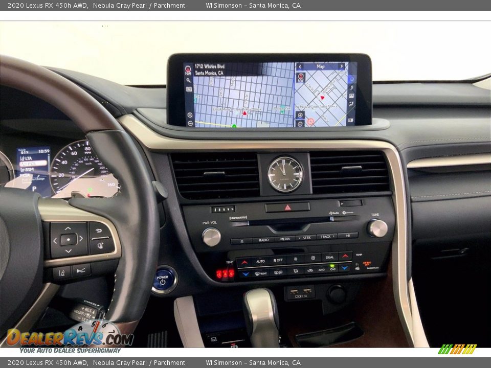 Controls of 2020 Lexus RX 450h AWD Photo #5