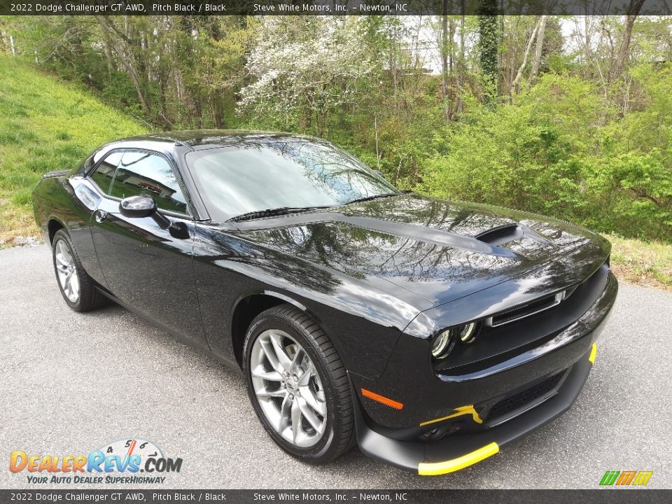 2022 Dodge Challenger GT AWD Pitch Black / Black Photo #4