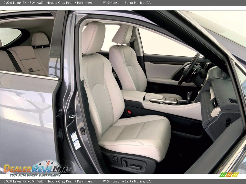 Parchment Interior - 2020 Lexus RX 450h AWD Photo #6