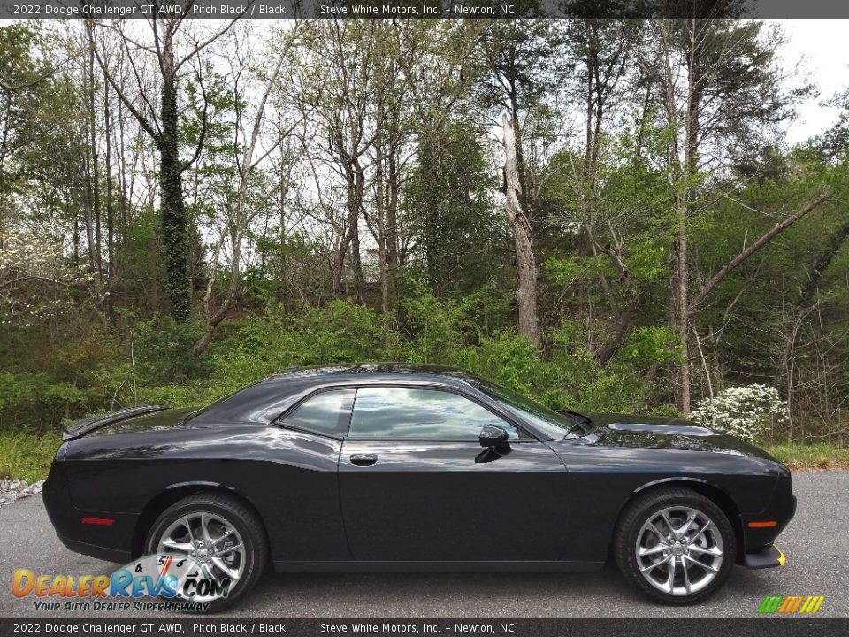 2022 Dodge Challenger GT AWD Pitch Black / Black Photo #5