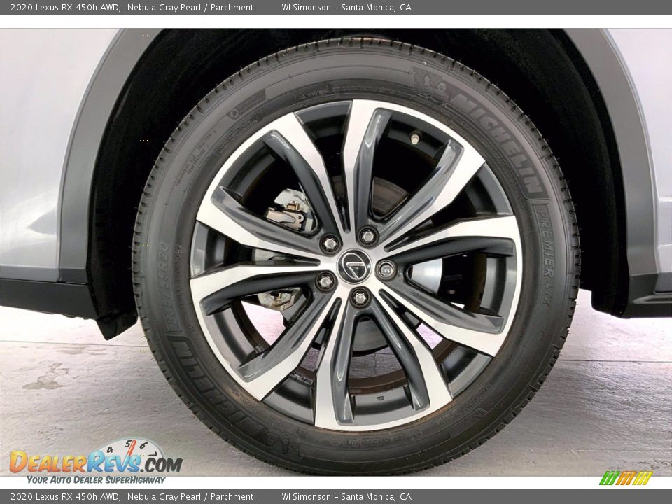 2020 Lexus RX 450h AWD Wheel Photo #8