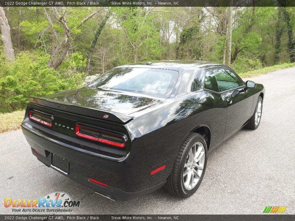 2022 Dodge Challenger GT AWD Pitch Black / Black Photo #6