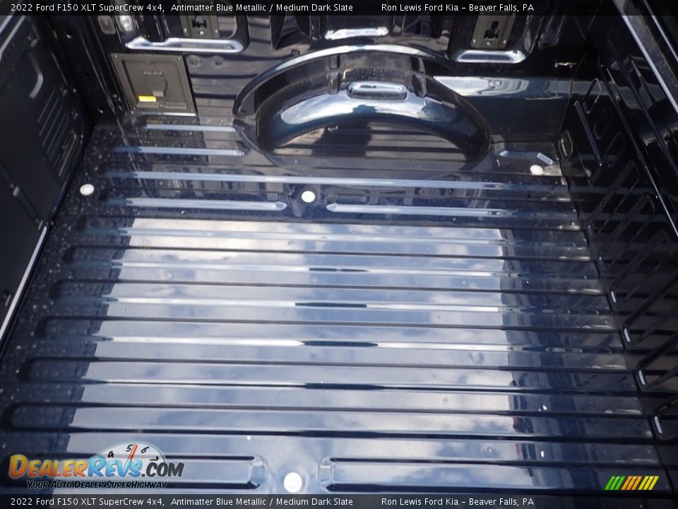 2022 Ford F150 XLT SuperCrew 4x4 Antimatter Blue Metallic / Medium Dark Slate Photo #11