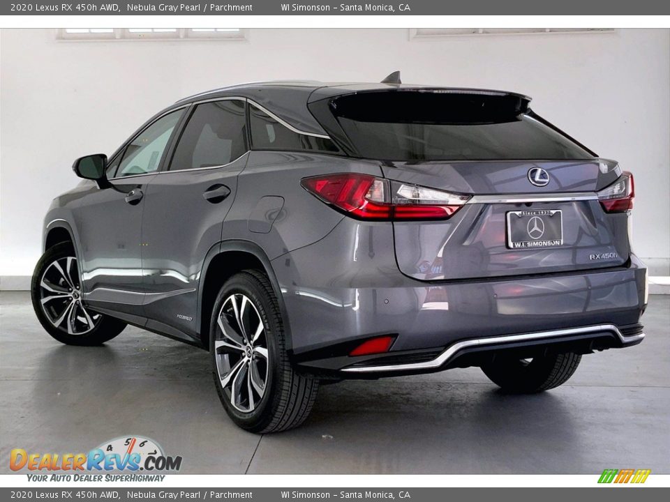 2020 Lexus RX 450h AWD Nebula Gray Pearl / Parchment Photo #10