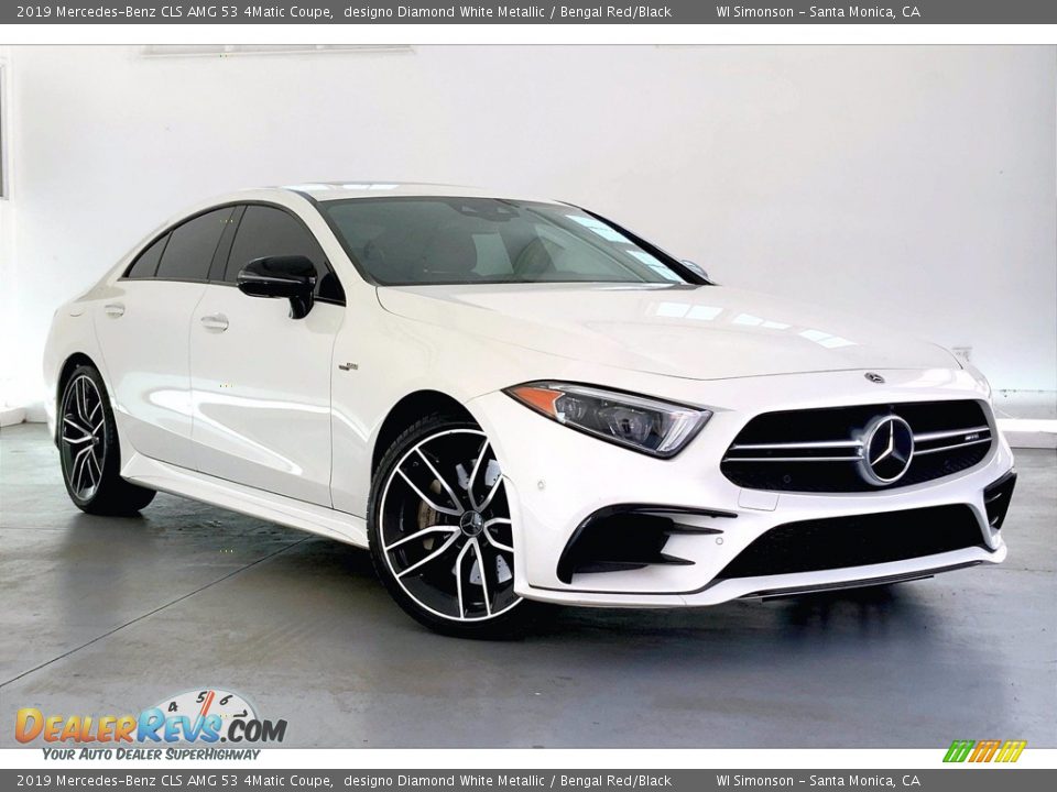 Front 3/4 View of 2019 Mercedes-Benz CLS AMG 53 4Matic Coupe Photo #34