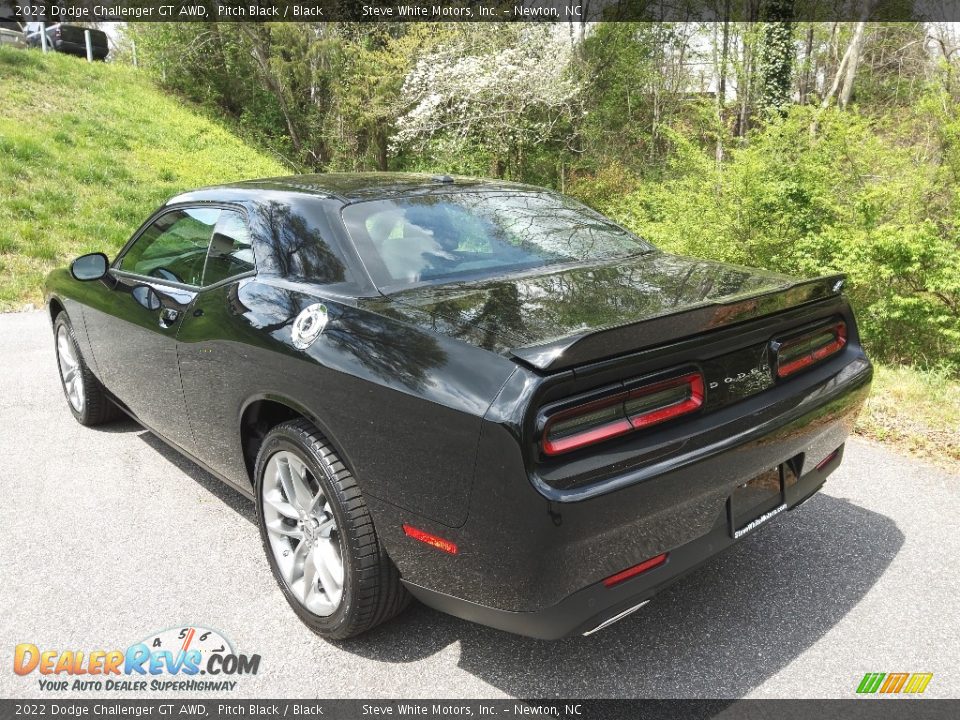 2022 Dodge Challenger GT AWD Pitch Black / Black Photo #8