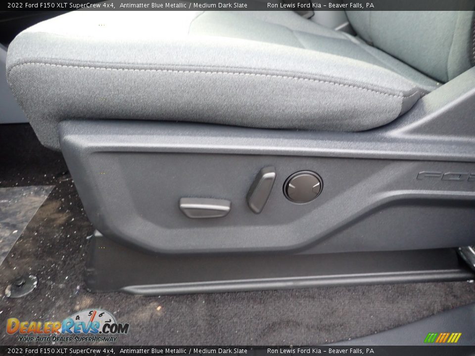 2022 Ford F150 XLT SuperCrew 4x4 Antimatter Blue Metallic / Medium Dark Slate Photo #15
