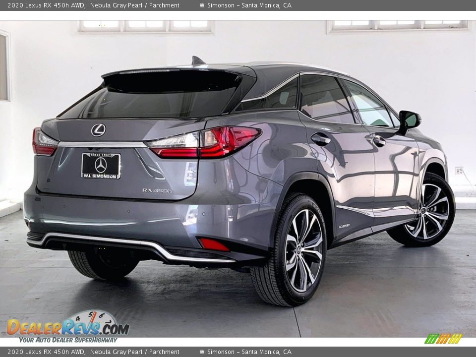 2020 Lexus RX 450h AWD Nebula Gray Pearl / Parchment Photo #13