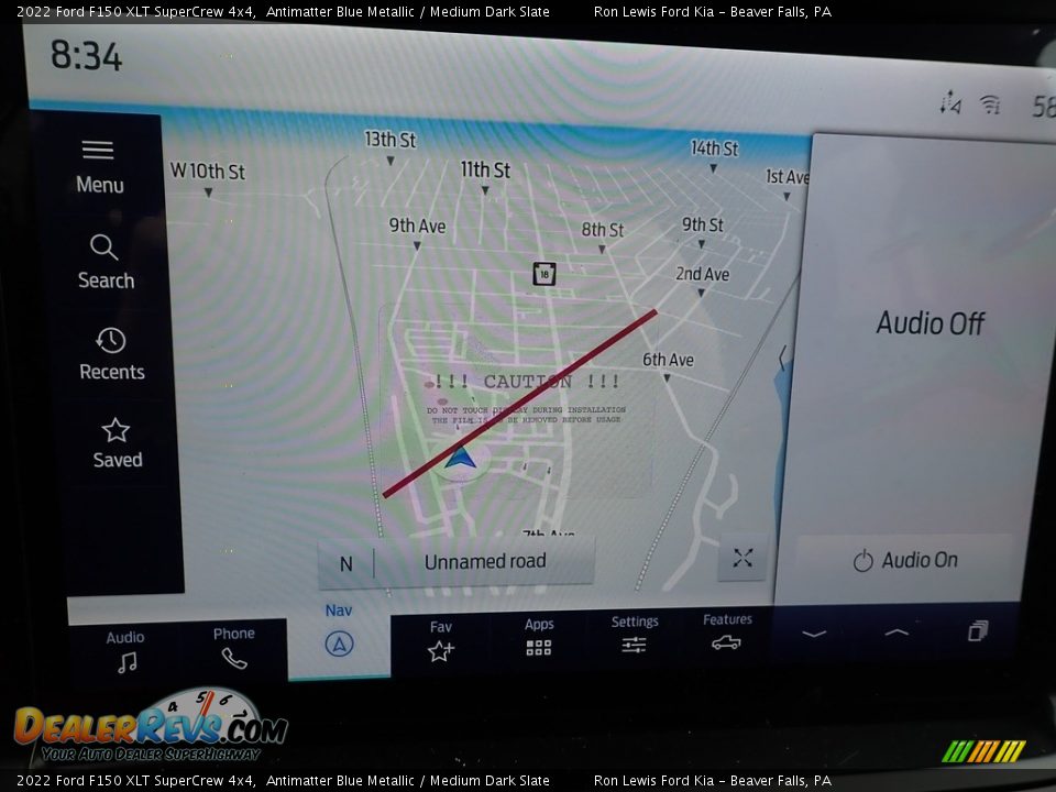 2022 Ford F150 XLT SuperCrew 4x4 Antimatter Blue Metallic / Medium Dark Slate Photo #17