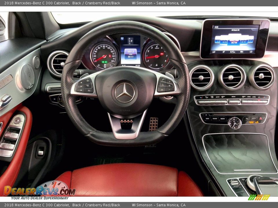 Dashboard of 2018 Mercedes-Benz C 300 Cabriolet Photo #4