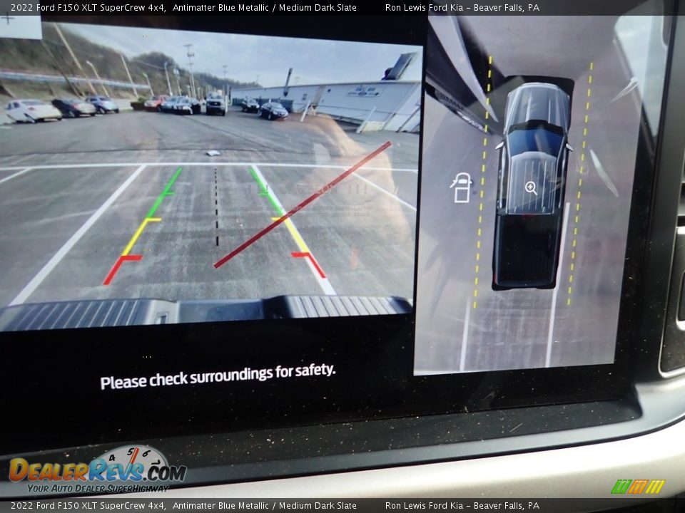 2022 Ford F150 XLT SuperCrew 4x4 Antimatter Blue Metallic / Medium Dark Slate Photo #19