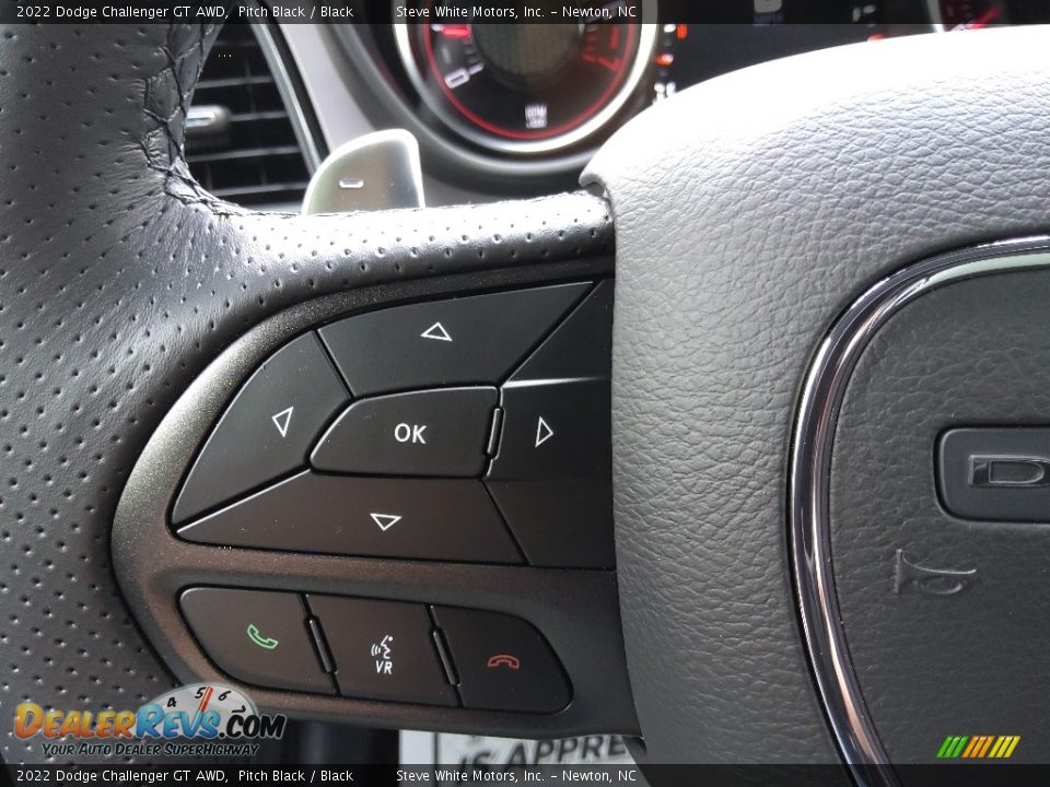 2022 Dodge Challenger GT AWD Pitch Black / Black Photo #17