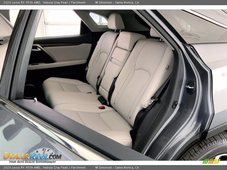 Rear Seat of 2020 Lexus RX 450h AWD Photo #20